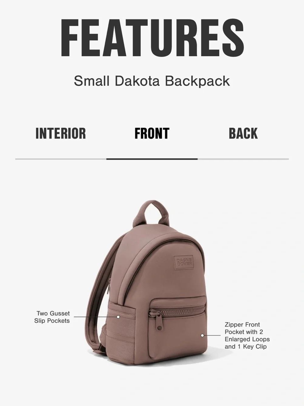 DAGNE DOVER Small Dakota Backpack - Pink Camo
